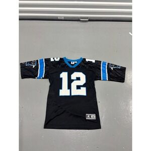 Vintage Starter Carolina Panthers Kerry Collins 12 Jersey Mens 48 Large Black